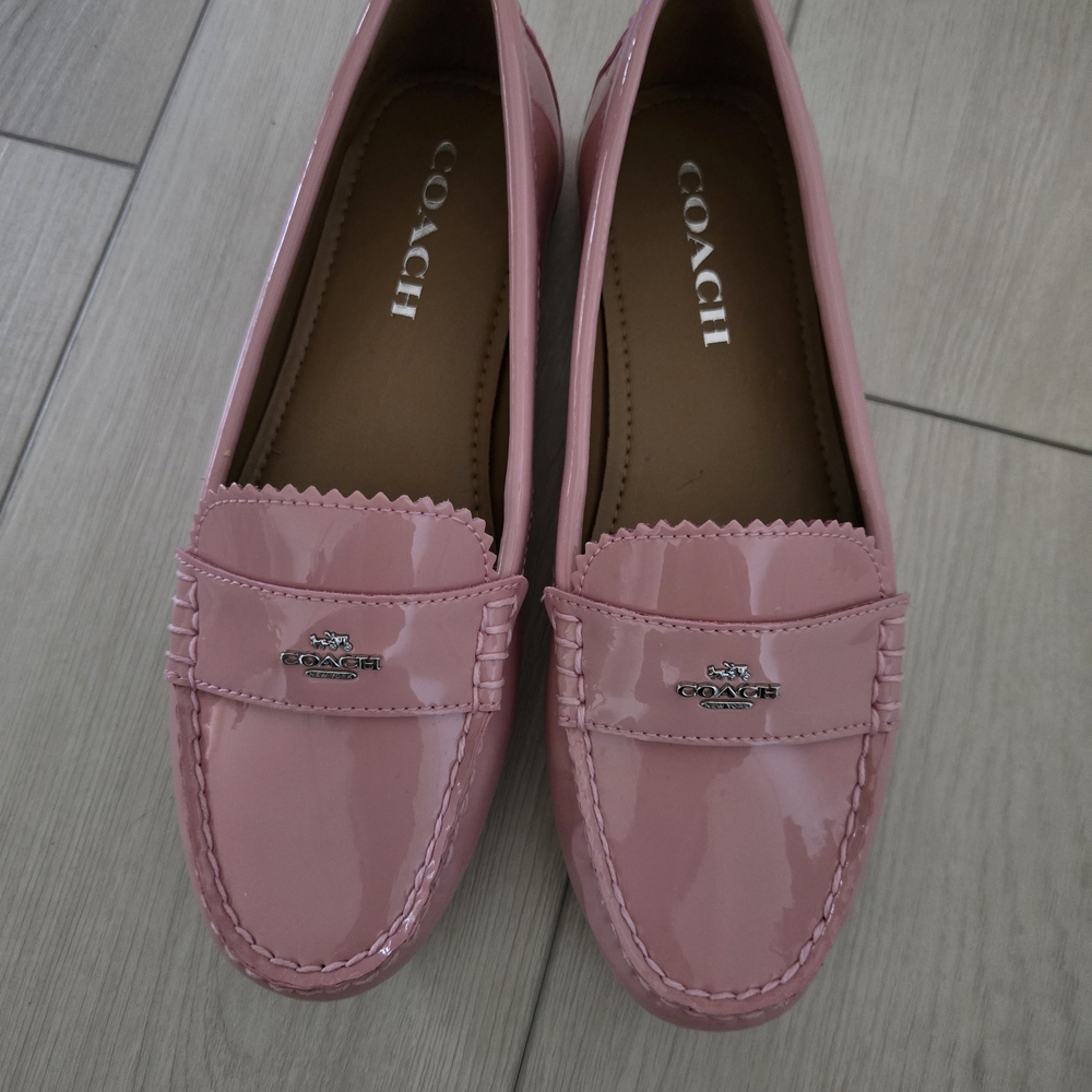 Coach Glossy Pink Flats for Women